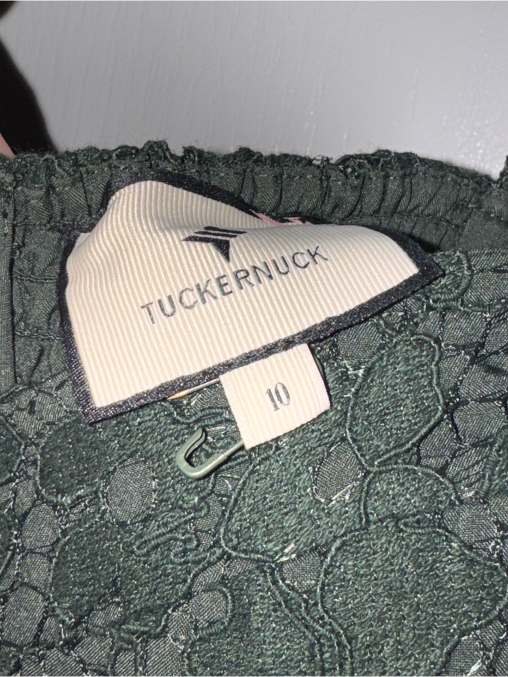 Tuckernuck Olive Bust Floral Midi Dress with Yellow Rose Print - Picture 4 of 5